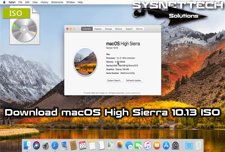 Download macos high sierra 10.13 iso linux virtualbox